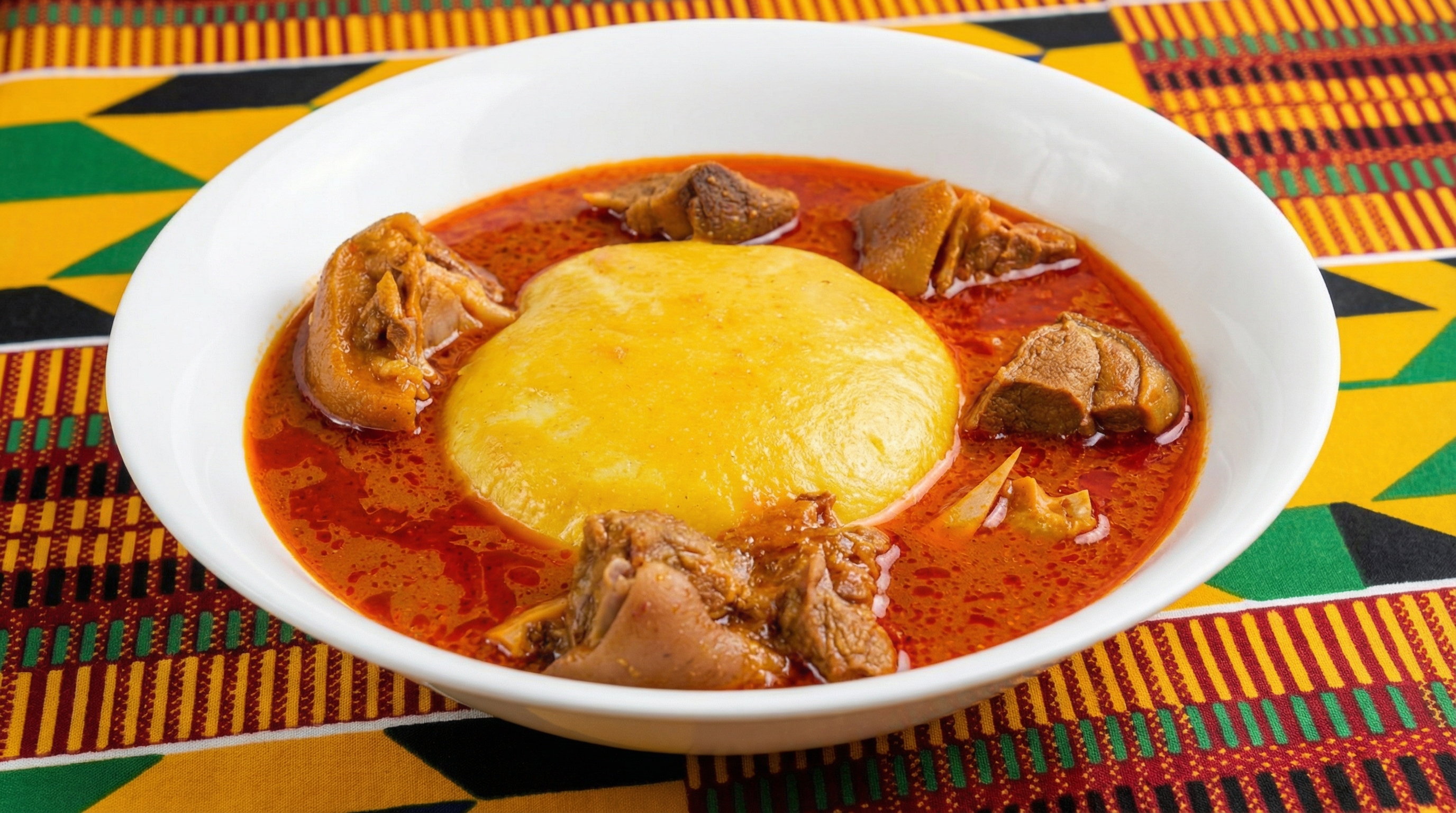 Fufu with Light Soup